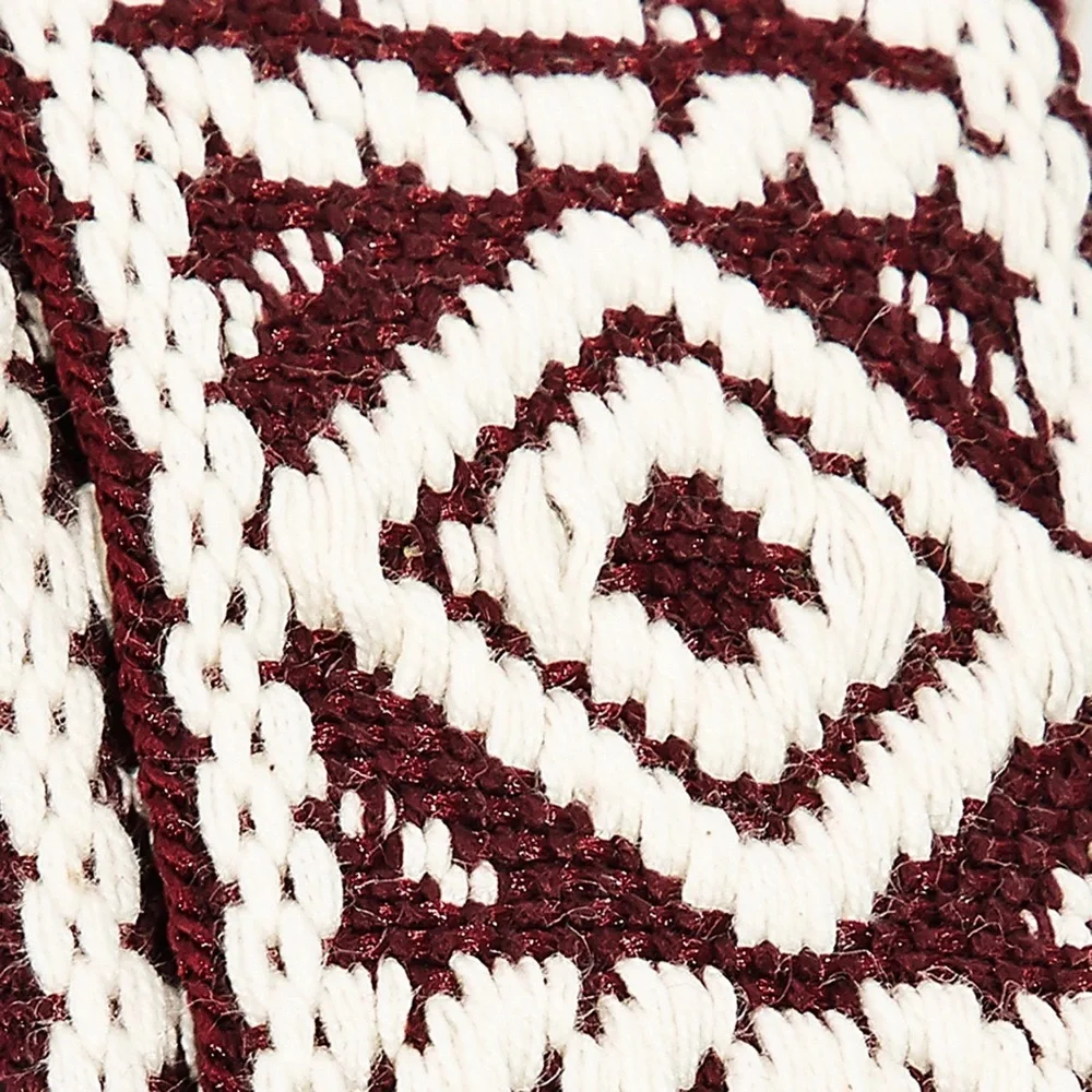 Boho Pattern Braided Belt 60” available in Black or Brown
